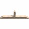 Ekena Millwork Portland Smooth Timber Gable Bracket, Douglas Fir, 72"W x 24"H x 5 1/2"D x 5 1/2"F, 8/12 Pitch GBW072X24X0606POR00SDF - alternate 2